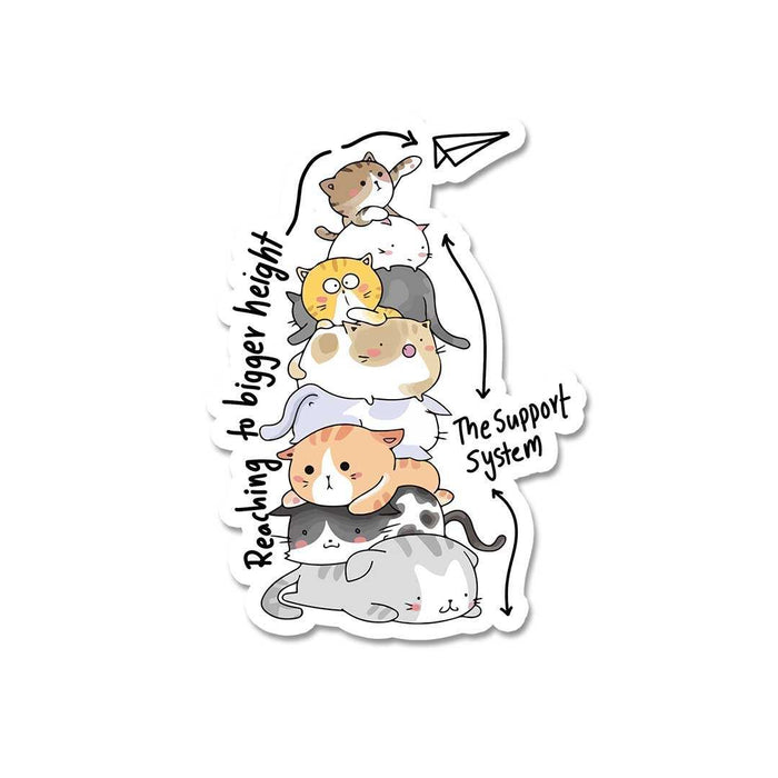 Reaching Foir Bigger Heights Sticker - Stickers | STICK IT UP