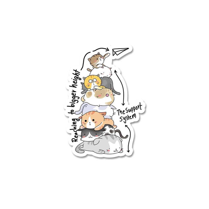 Reaching Foir Bigger Heights Sticker - Stickers | STICK IT UP