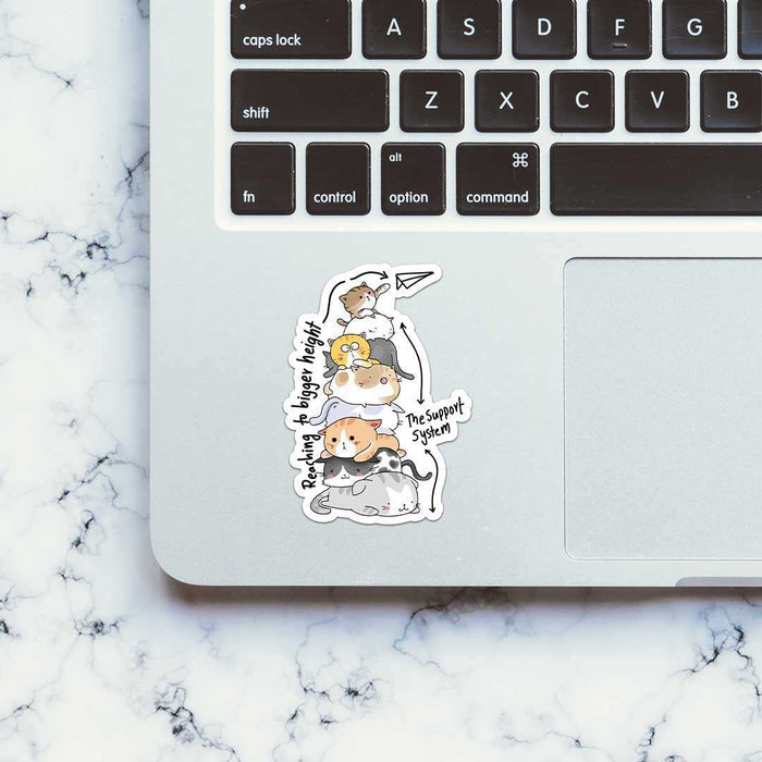 Reaching Foir Bigger Heights Sticker - Stickers | STICK IT UP