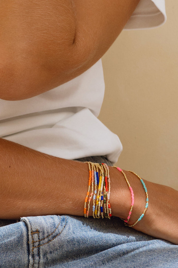Red Asymmetric Bracelet