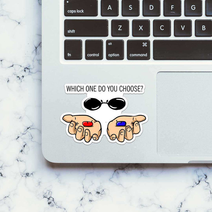 Red Or Blue Sticker - Stickers | STICK IT UP