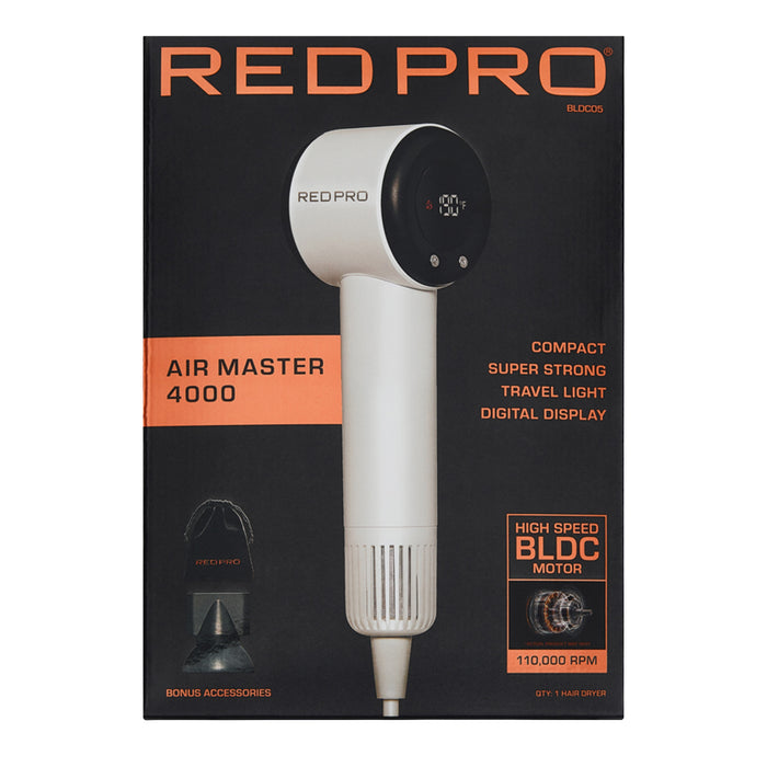 Red Pro Air Master 4000 Hair Dryer