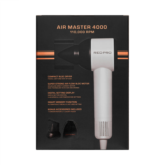 Red Pro Air Master 4000 Hair Dryer