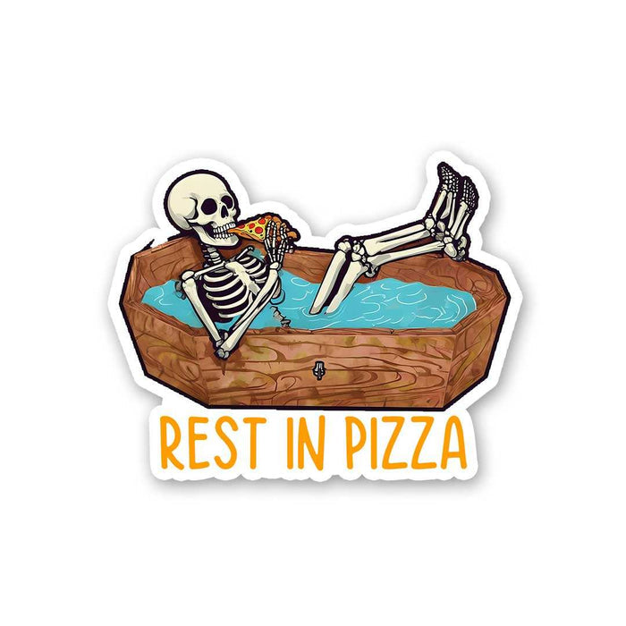 Rest In Pizza Sticker - Stickers | STICK IT UP