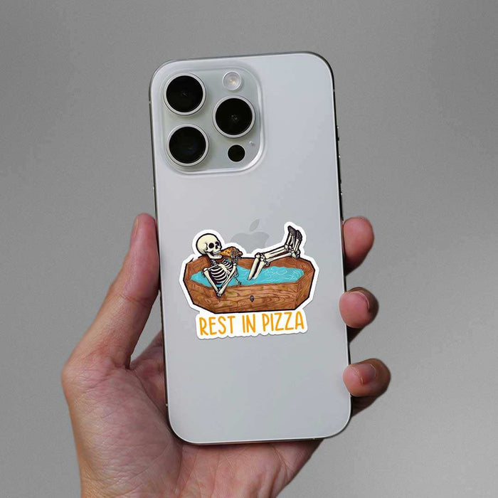 Rest In Pizza Sticker - Stickers | STICK IT UP