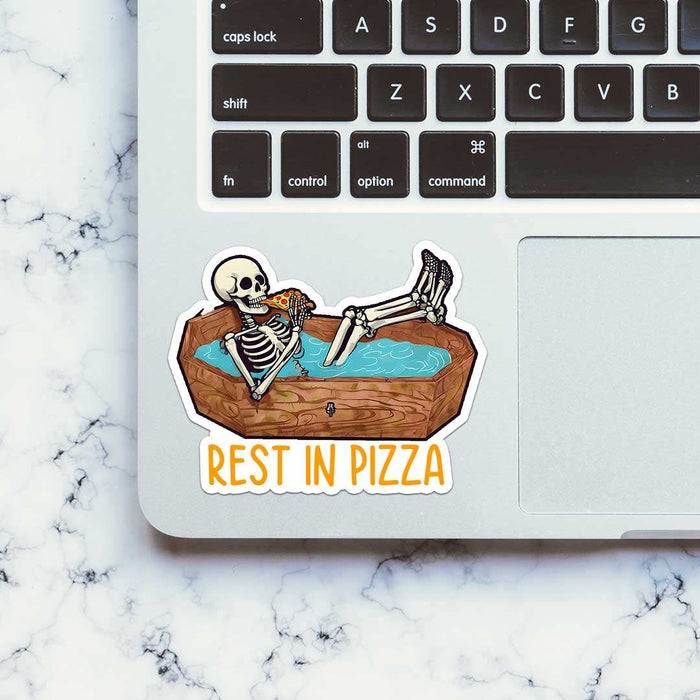 Rest In Pizza Sticker - Stickers | STICK IT UP