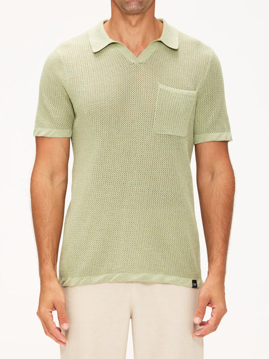 Rhone Coastal Johnny Collar Polo