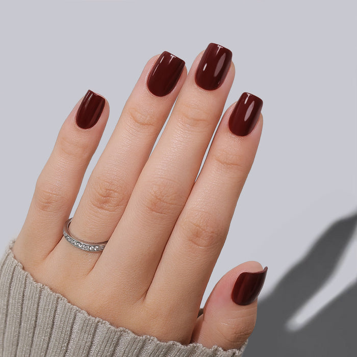 Rich Burgundy | Short Square | SALON PRESS™