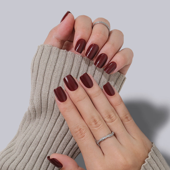 Rich Burgundy | Short Square | SALON PRESS™