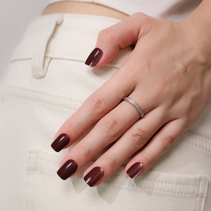 Rich Burgundy | Short Square | SALON PRESS™