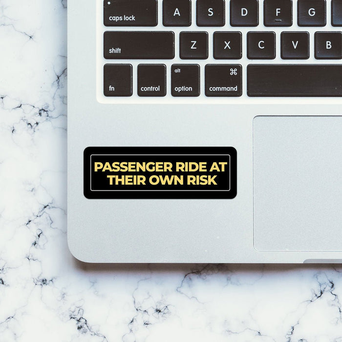 Ride At Your Own Risk Sticker - Stickers | STICK IT UP