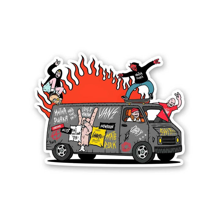 Rocking Van Sticker - Stickers | STICK IT UP