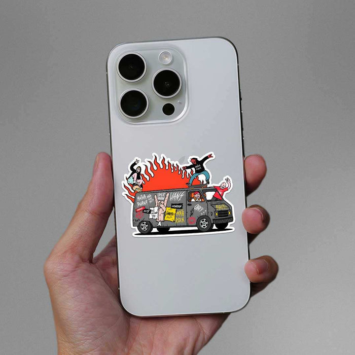 Rocking Van Sticker - Stickers | STICK IT UP