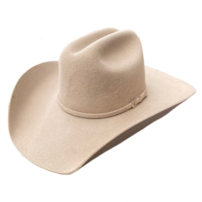 Rodeo King 5X Pecan Low Rodeo 4" Brim Felt Hat LAST ONE size 6 7/8 LEFT