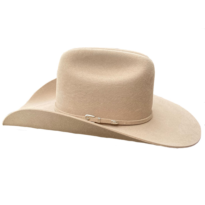 Rodeo King 5X Pecan Low Rodeo 4" Brim Felt Hat LAST ONE size 6 7/8 LEFT