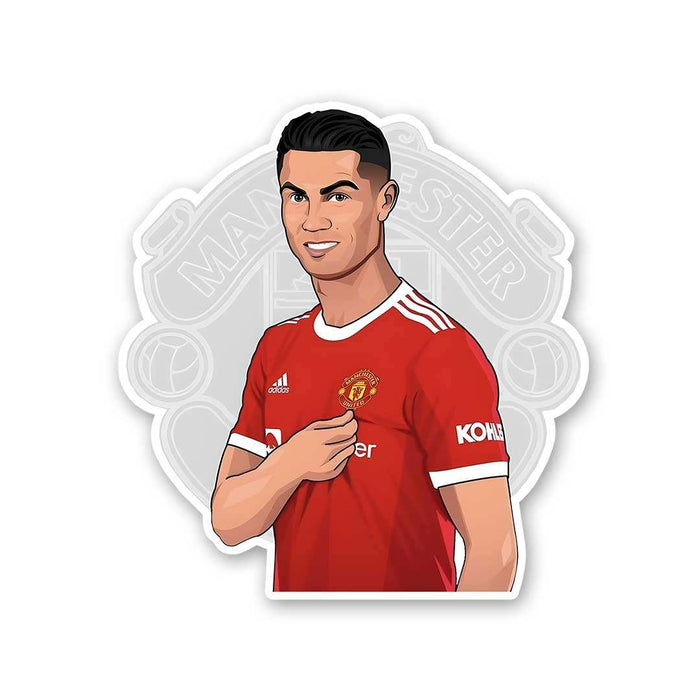 Ronaldo Manchester United Sticker - Stickers | STICK IT UP