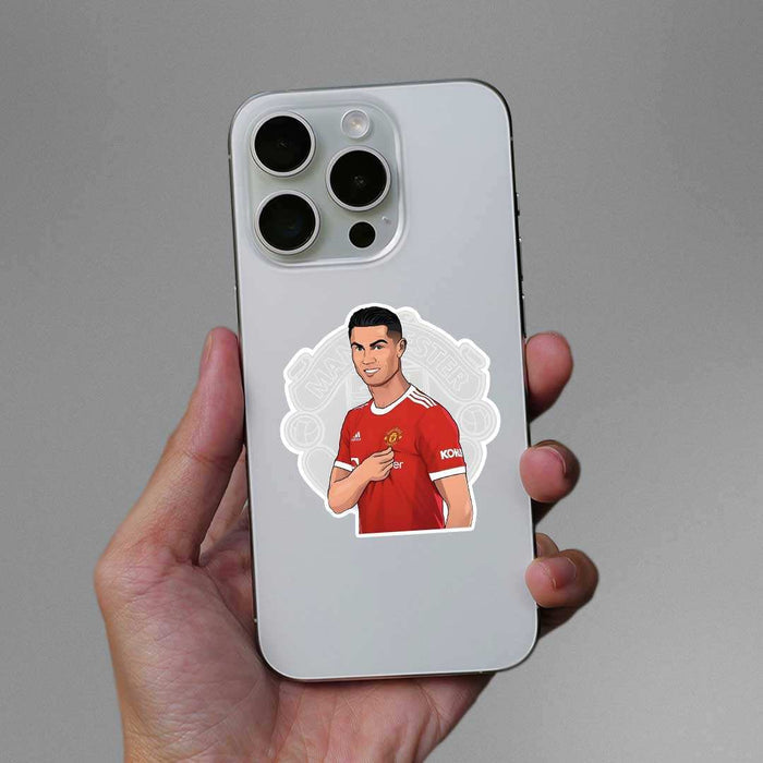 Ronaldo Manchester United Sticker - Stickers | STICK IT UP