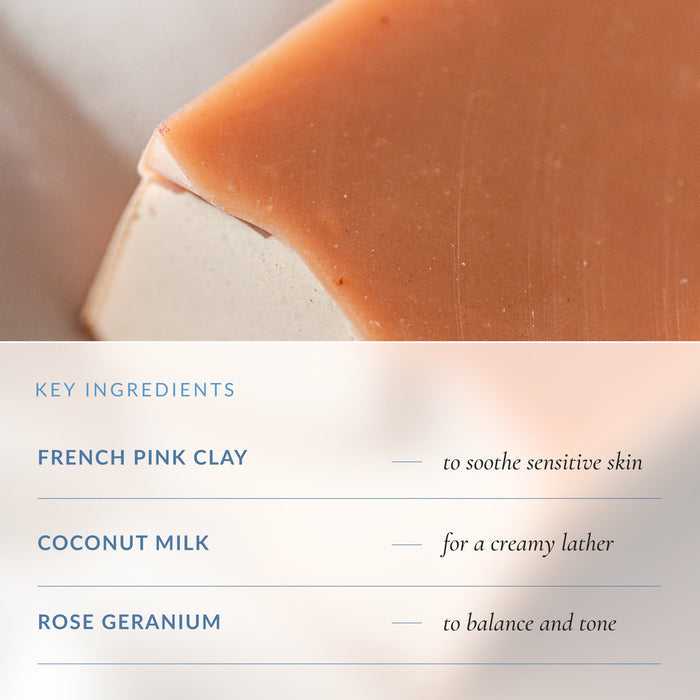 Rose Clay Facial Soap - Osmia