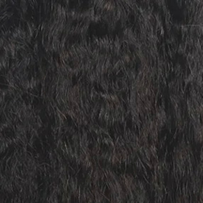 ROYAL IMEX Brazilian human hair weave straight in natural black with soft textured finish for styling