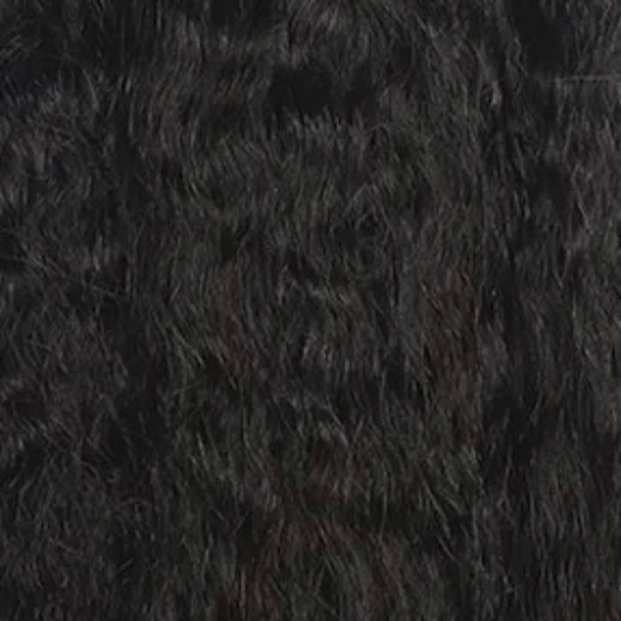 ROYAL IMEX Brazilian human hair weave straight natural black textured pattern for seamless styling