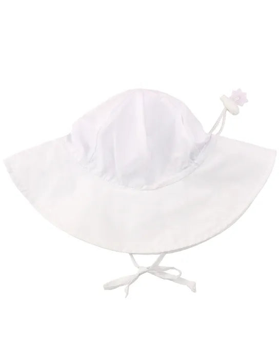 Ruffle Butts White Sun Hat