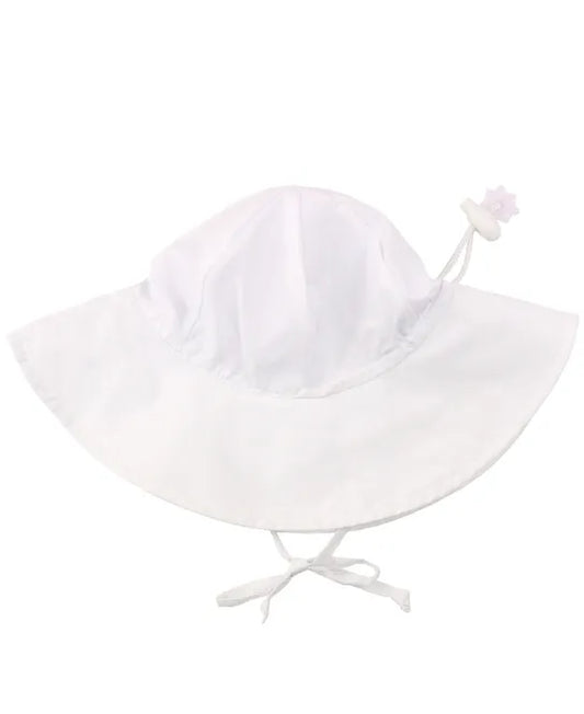 Ruffle Butts White Sun Hat