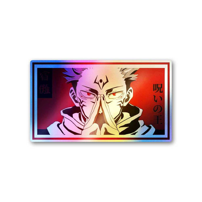 Ryomen Sukuna Holographic Sticker - Holographic stickers | STICK IT UP
