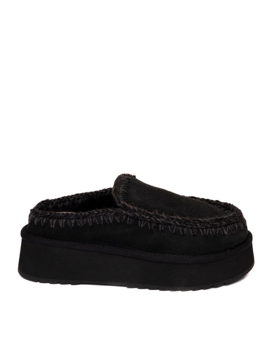 MOU sabot platofrm nero CLOG ESKIMO PLATFORM 681004A-BKB