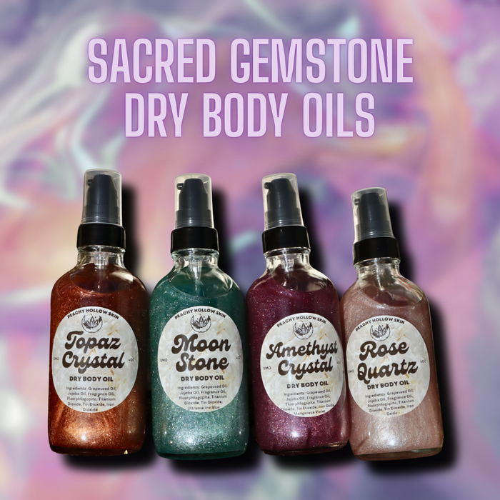 Sacred Gemstone Dry Body Oils