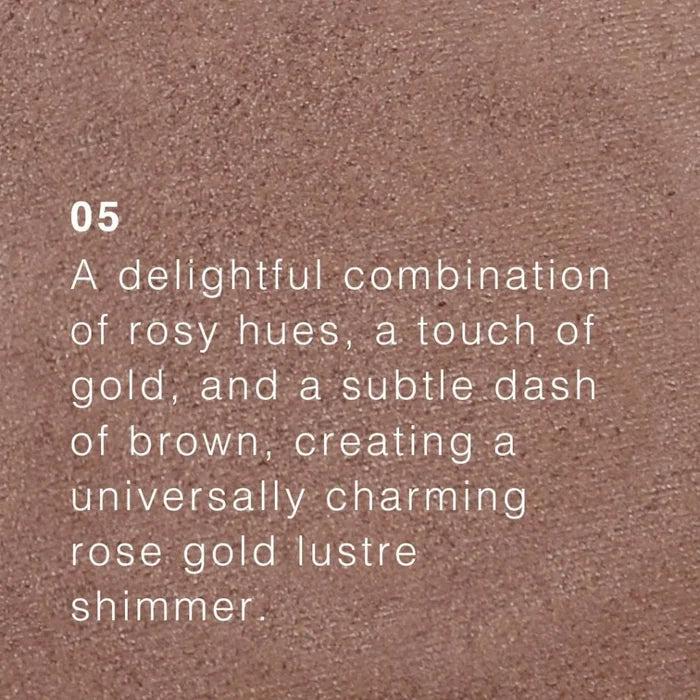 Saint Minerals -  Pressed Eyeshadow - rosenrøde nuancer og et strejf af guld - 05