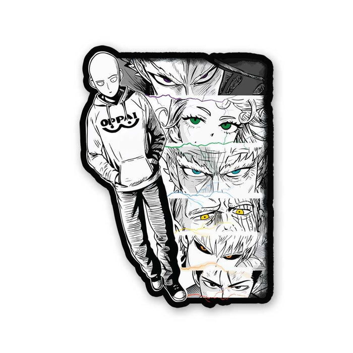 Saitama Artwork Sticker - Stickers | STICK IT UP