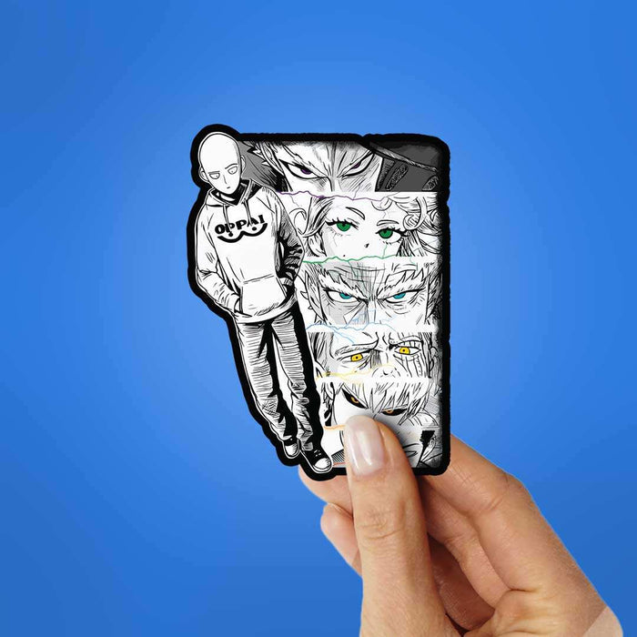 Saitama Artwork Sticker - Stickers | STICK IT UP