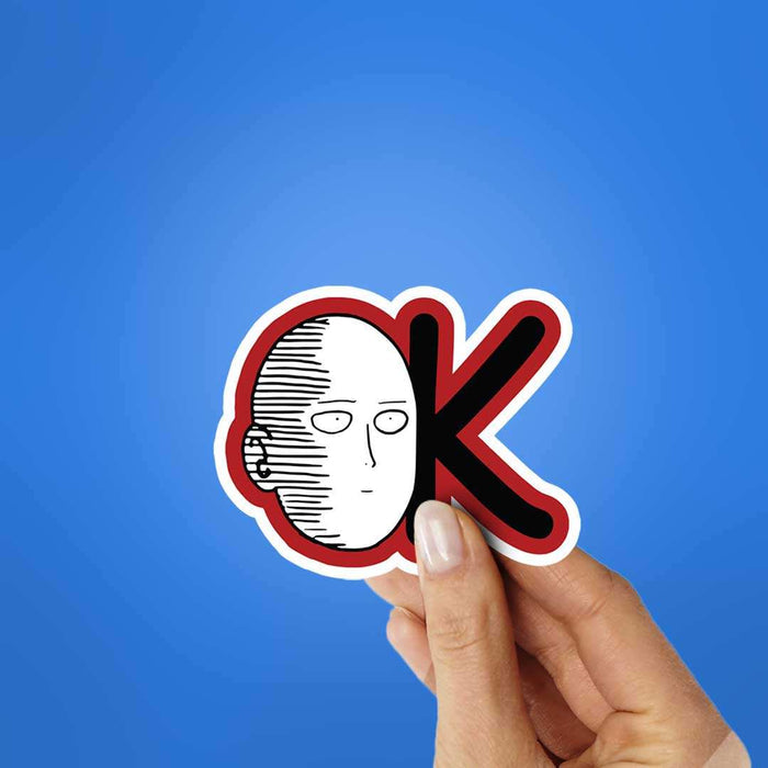 Saitama Ok Sticker - Stickers | STICK IT UP