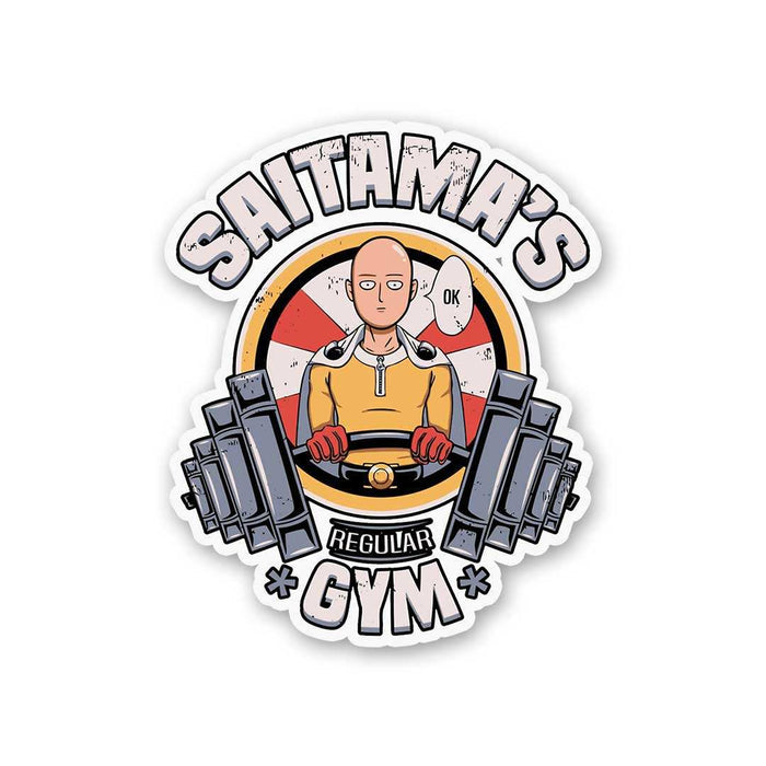 Saitama's Gym Sticker - Stickers | STICK IT UP