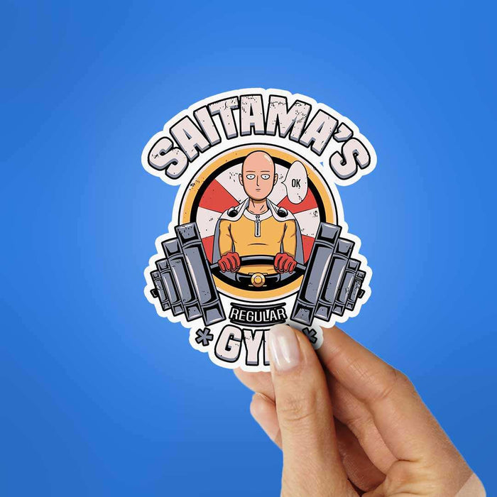Saitama's Gym Sticker - Stickers | STICK IT UP