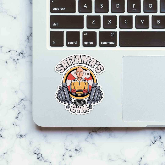 Saitama's Gym Sticker - Stickers | STICK IT UP