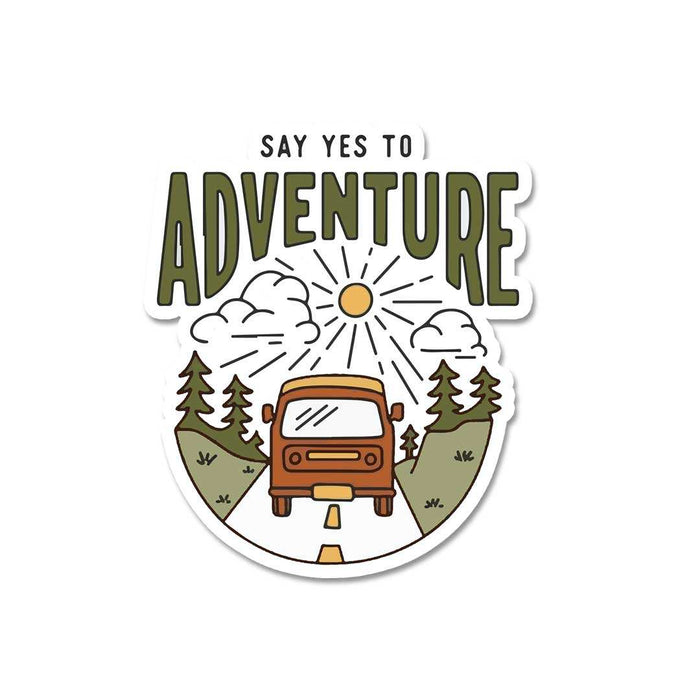 Say Yes To Adventure Sticker - Stickers | STICK IT UP