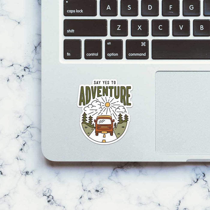 Say Yes To Adventure Sticker - Stickers | STICK IT UP