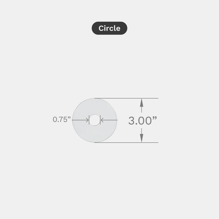 Scar Fx silicone sheeting breast circle pair product image