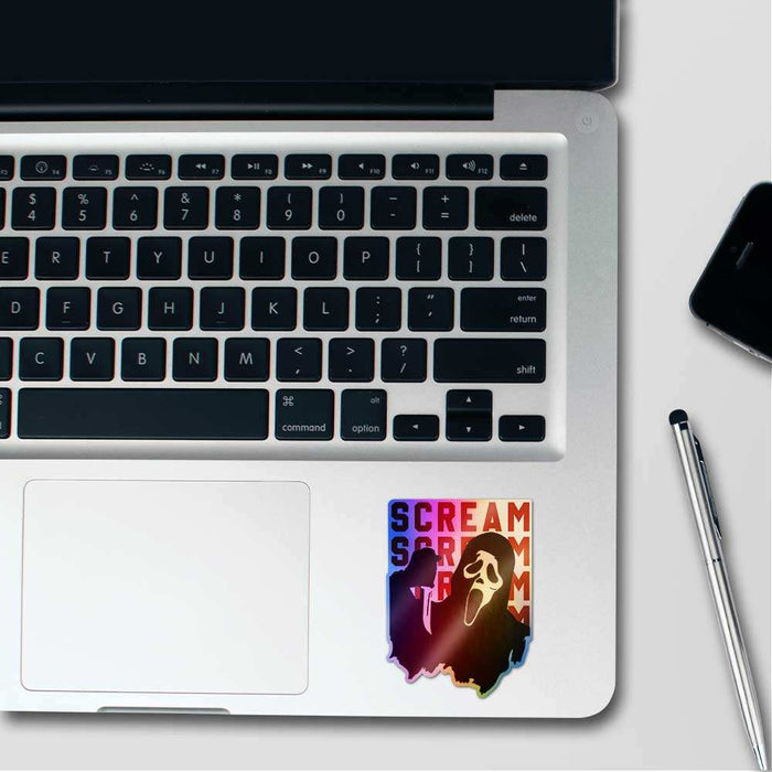 Scream Holographic Sticker - Holographic stickers | STICK IT UP