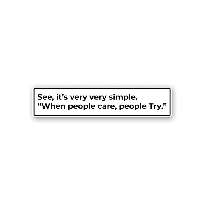 See, It'S Very Very Simple Sticker - Stickers | STICK IT UP