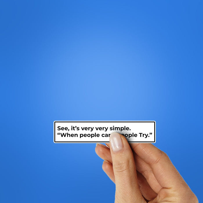 See, It'S Very Very Simple Sticker - Stickers | STICK IT UP