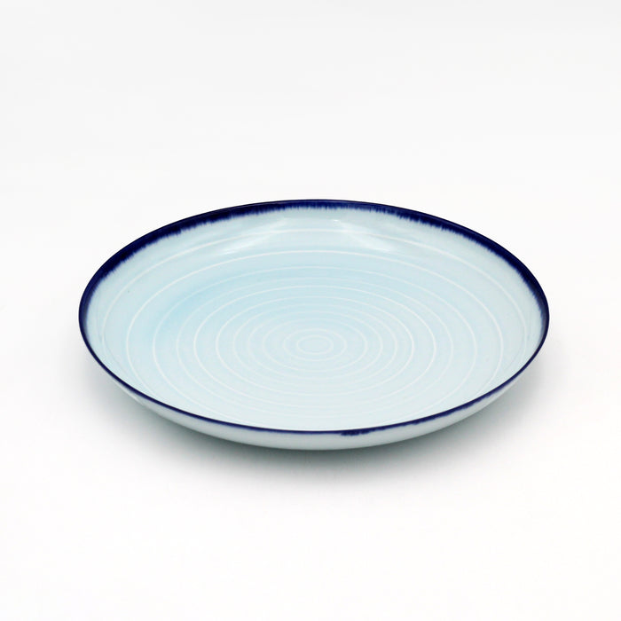 Seiji Blue with Reactive Cobalt Blue Plate