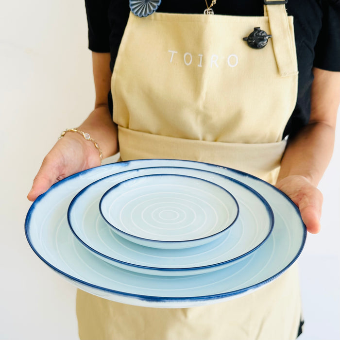Seiji Blue with Reactive Cobalt Blue Plate