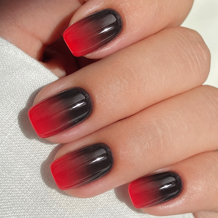 Semicured Balck & Red