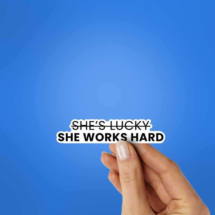 Shes Lucky Sticker - Stickers | STICK IT UP