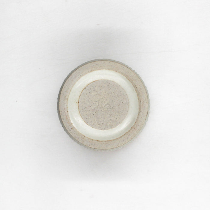 Shinogi Striped Canister With Teak Lid