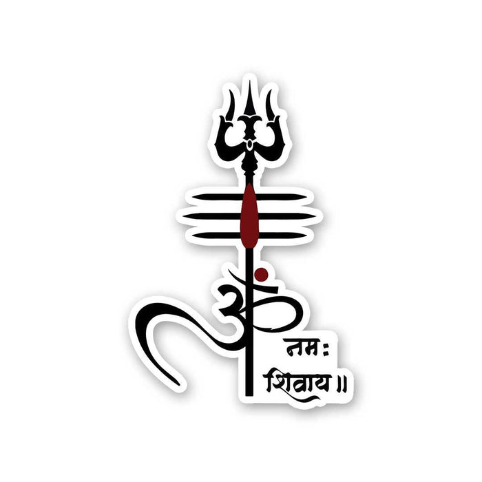Shiva Trishul Sticker - Stickers | STICK IT UP