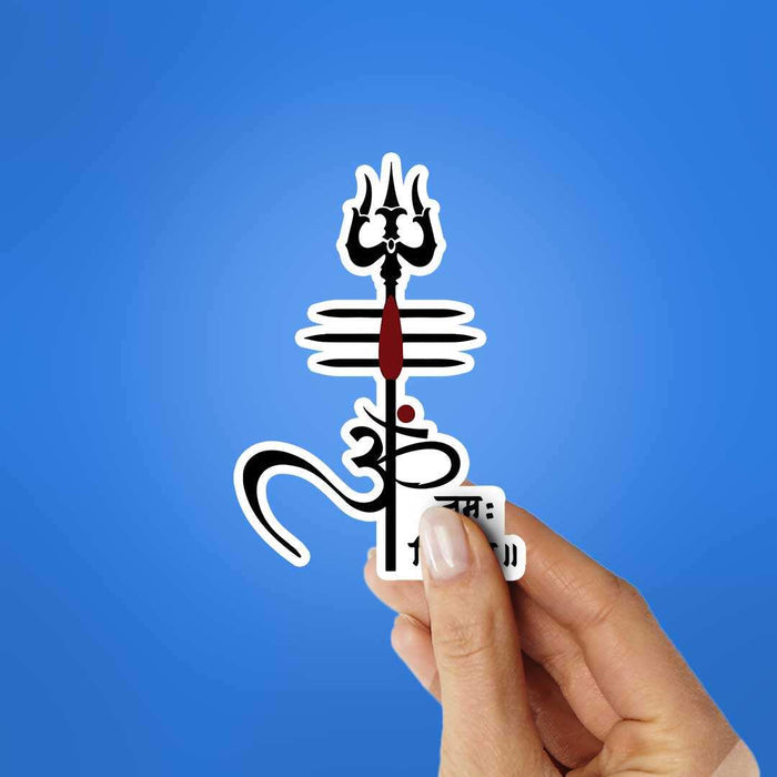 Shiva Trishul Sticker - Stickers | STICK IT UP