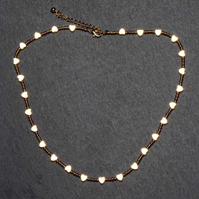 Short Heart Necklace GOLD